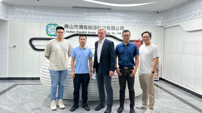 Asia Clean Capital董事长与清极能源就氢能产