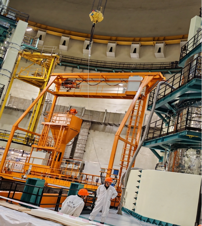 中广核研究院自主研制的堆芯中子和温度测量探测器组件、堆芯水位