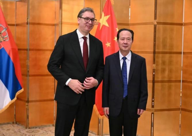 中国电建党委书记、董事长丁焰章拜会塞尔维亚总统武契奇