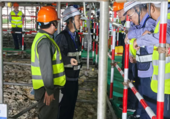 华南监督站开展防城港核电厂新机组基坑验槽监督检查