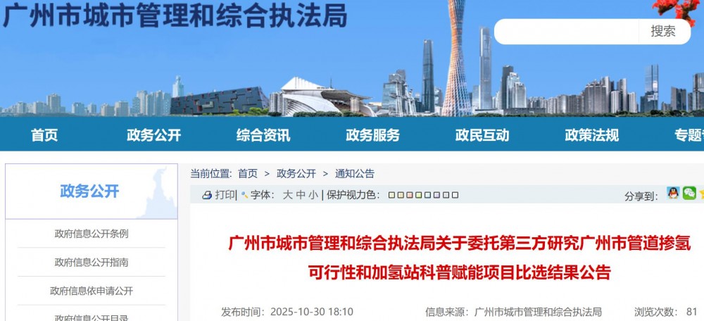 广州市氢能和综合智慧能源产业发展联合会中选！一管道掺氢可行性