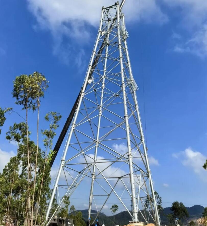 广东500千伏陆丰核电一期接入系统工程（标段三）正式转入铁塔