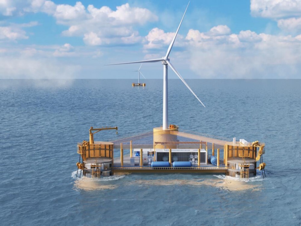 东方电气漂浮式风电制氢平台获原则性批准证书